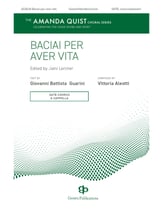 Baciai Per Aver Vita SATB choral sheet music cover